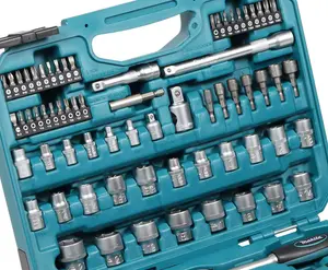 Makita E-10899 76 Piece Maintenance Kit Hand Tool Socket Set Wrench Plier Hammer