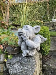 Sad Dragon' Mythical Garden Ornament