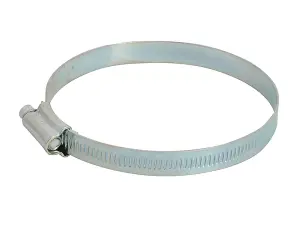 Faithfull LGA 12MM 4X Hose Clip - Zinc MSZP 85 - 100mm FAIHC4XB