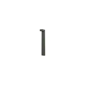 Luminosa Sirio  2 Light Outdoor Tall Bollard Anthracite IP44, G9