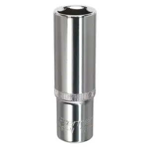 Sealey WallDrive Socket 17mm Deep 1/2" Drive Fully Polished Finish Tool SP1217D