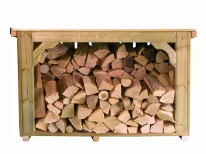 Beautiful Quality Wood Store - Small Log Store - Log Store - Personalisation - Outdoor Log Storage - Log Storage Shed