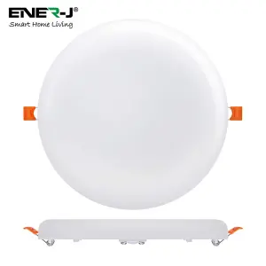 4 pack 18W 6000K Frameless Recessed-Surface Super LED Panel, 150mm, Round (pack of 4)