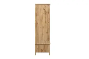 Birlea Hampstead 2 Door 1 Drawer Wardrobe Oak