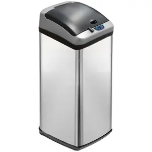 Gannaway Stainless Steel Motion Sensor Rubbish Bin 48L