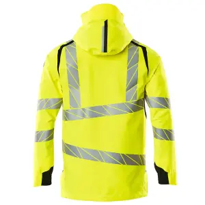 Mascot Accelerate Safe Lightweight Lined Outer Shell Jacket (Hi-Vis Yellow/Black)  (XX Large)