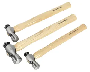 Sealey Ball Pein Hammer Set 3pc Hickory Shafts AK203