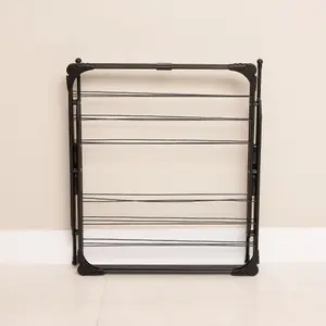 Addis Black 3 tier Foldable Laundry Airer, 16m