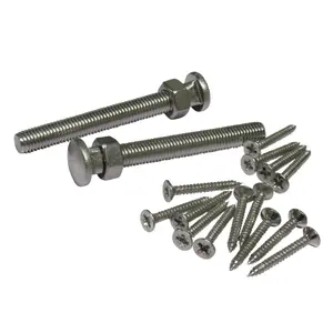 Hook and Band Gate Hinges Stainless Steel 24" (Straight Door Shed Pair)