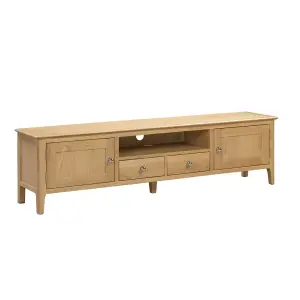 Solid Oak Widescreen TV/Media Unit