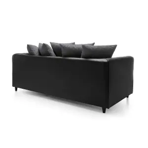 Dylan 3 Seater Sofa in Dark Grey