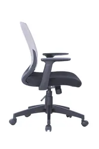 Malibu office chair in grey / black