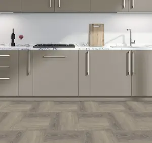 Floor Tile Wood 30.5x30.5cm Taupe 10 Tiles Per Pack