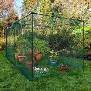 GardenSkill Grow House Fruit Vegetable Frame with Plant Protection Bird Netting 1 x 1.25m H