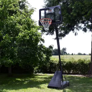 Basketball Hoop with Stand - Bee-Ball Ultimate ZY-020 - Full Height Outdoor Basketball Net for Adults and Children