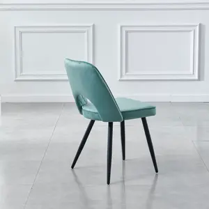 Asfand Upholstered Dining Chair (Set of 2) Teal