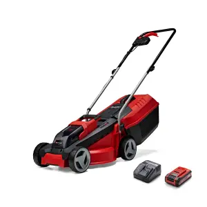 Einhell 30cm Cordless Lawnmower 18V Rotary With Battery And Charger Power X-Change 25L Grass Box BRUSHLESS - GE-CM 18/30 Li Kit