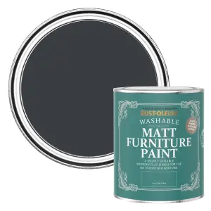 Rust-Oleum Anthracite (RAL 7016) Matt Furniture Paint 750ml