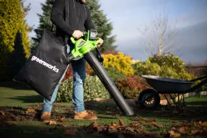 Greenworks 48V (2 x 24V) Blower & Vacuum with Battery & Charger