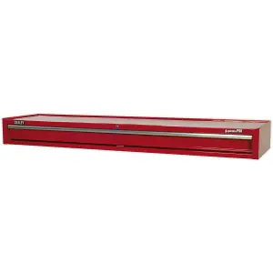 Durable 1 Drawer Lockable Tool Chest - 1665mm RED Storage Solution