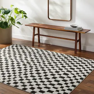 IRINA Skandi Checkered Area Rug 160 x 213 cm