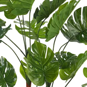 Artificial Monstera Deliciosa Tree in Pot for Decoration Living Room