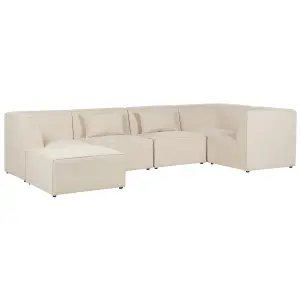 Sofa with Ottoman LEMVIG Light Beige Left Hand