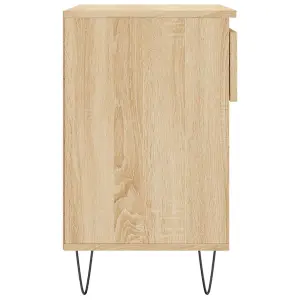 Berkfield Shoe Cabinet Sonoma Oak 70x36x60 cm Engineered Wood