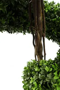 150cm Spiral Buxus Artificial Tree UV Resistant Outdoor