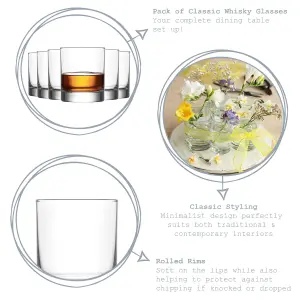 LAV - Ada Whisky Glasses - 305ml - Pack of 6