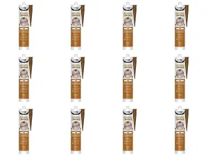 Bond It Lami Mate Flexible Sealant Gap Filler - Teak (Pack of 12)