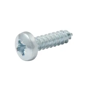 Diall PZ Pan head Zinc-plated Hardened steel Self-drilling screw (Dia)4.8mm (L)19mm, Pack of 25