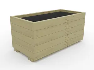 WoodyBloom1 Wooden Planter, 1000x500x445