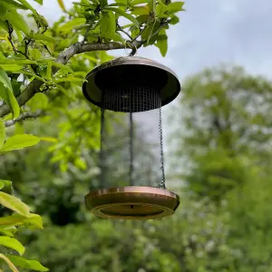 Copper Style Extra Large Hanging Metal Bird Nut Feeder