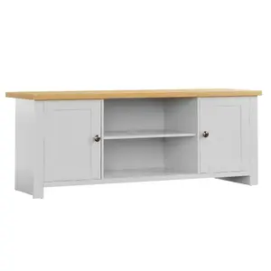 Vida Designs Arlington White 2 Door TV Unit Stand