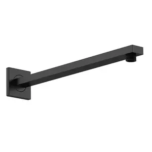 Wall-Mounted Shower Arm Matt Black