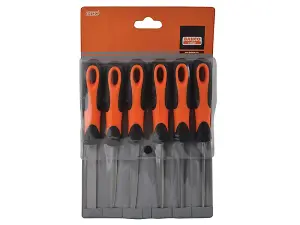 Bahco 1-476-04-3-2 1-476 ERGO File Set 6 Piece 100mm (4in) BAH47604