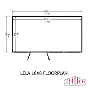 Lela 16 x 8 Ft. Summer House