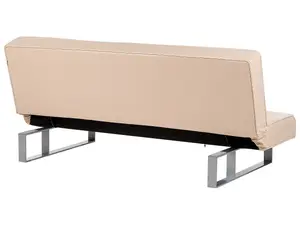 Beliani Modern Sofa Bed DERBY Beige