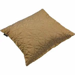 Bloxom Square Throw Cushion Gold / 60 x 60cm