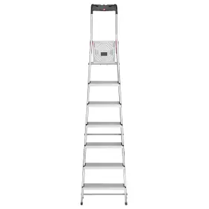 Hailo L60 Aluminium Step Ladders - 7 Treads