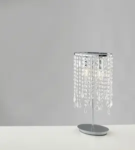 Luminosa BREEZE Lamp Chrome, K9 Crystals 25.5x44.5cm