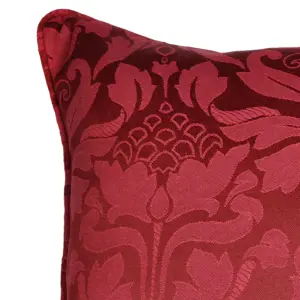 Eastbourne Damask Woven Jacquard Filled Cushion