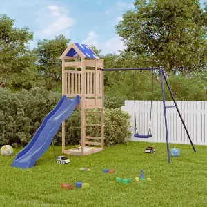 Berkfield Outdoor Playset Solid Wood Pine