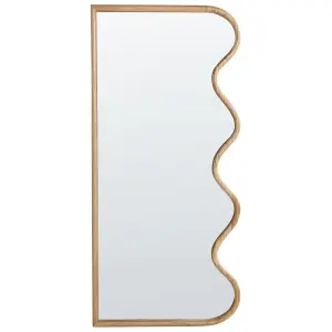 Wall Mirror MURAT Wood Natural