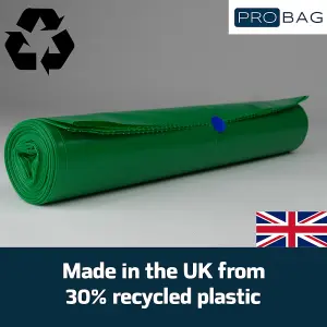 PRO Bag Garden Sack - PREMIUM GRADE - Extra Strong Green Garden Sack - Rolls of Heavy Duty Tear Resistant Garden Refuse Sacks