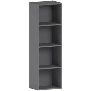 Gerardi Standard Bookcase Grey / 106 cm H x 32 cm W