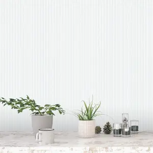 Galerie Simply Stripes 3 Blue Baby Stripe Smooth Wallpaper