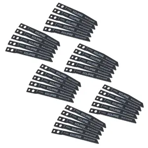 Eclipse Metal Wood Plastic Jigsaw Blades Fine Straight Cut 1.8mm Spacing 30pc