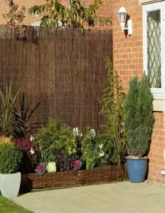 Abaseen 1mx4m Willow Bulrush Natural Screen Garden Fence